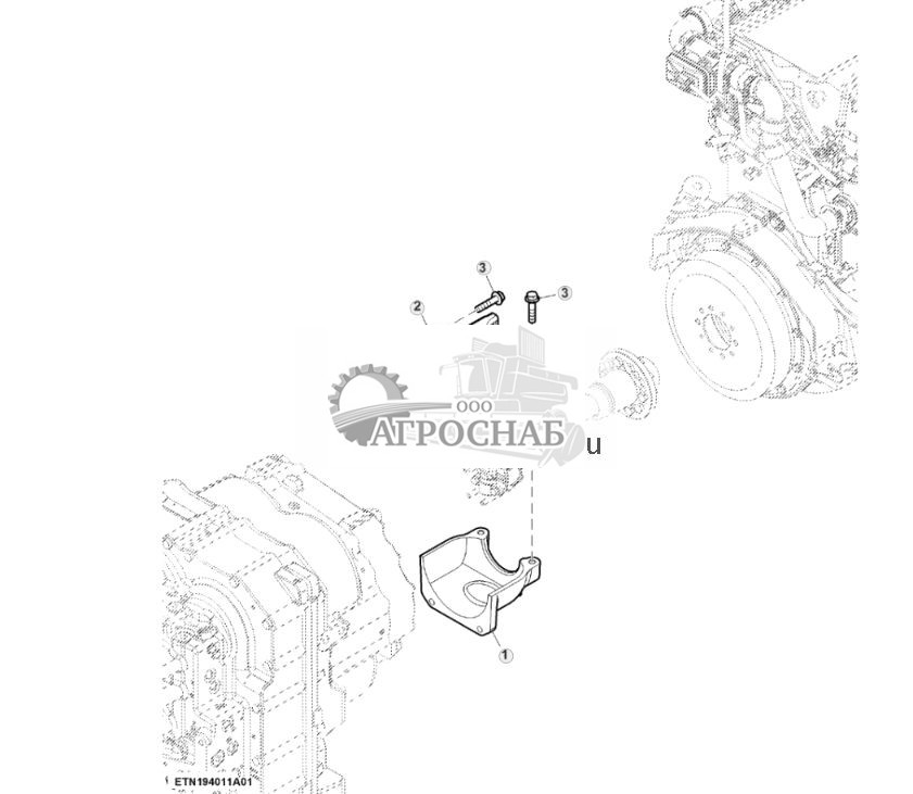 Крышка маховика, двигатель объемом 15,0 L (807001 - ) - ST943605 154.jpg